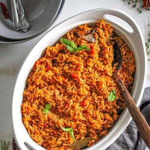 Spiced Up Smoky Jollof Rice 